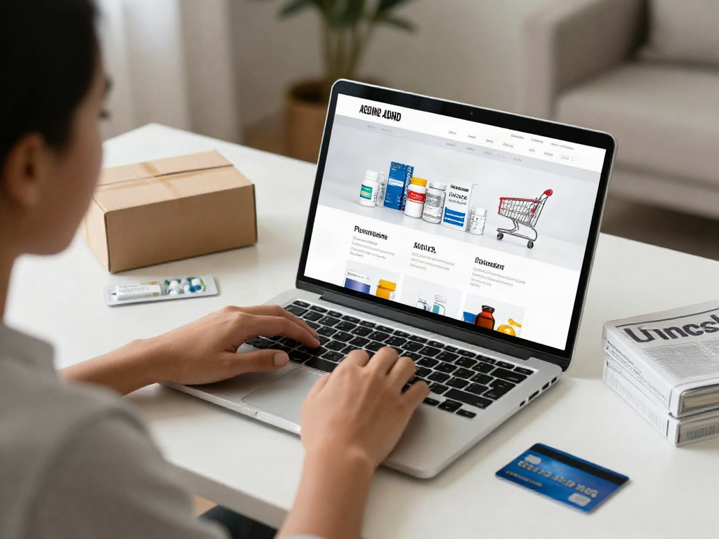 Buy Elvanse online, showcasing premium ADHD medication shopping experience on an e-commerce platform.