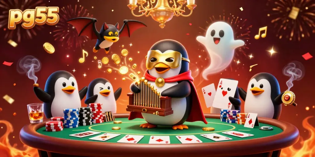 Experience thrilling gameplay at pg55 with exciting casino elements and vibrant character interactions.
