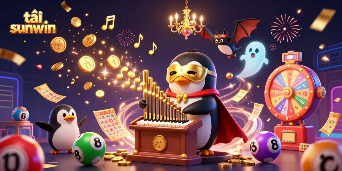 Play and win with tải sunwin in this vibrant casino-themed 3D illustration.