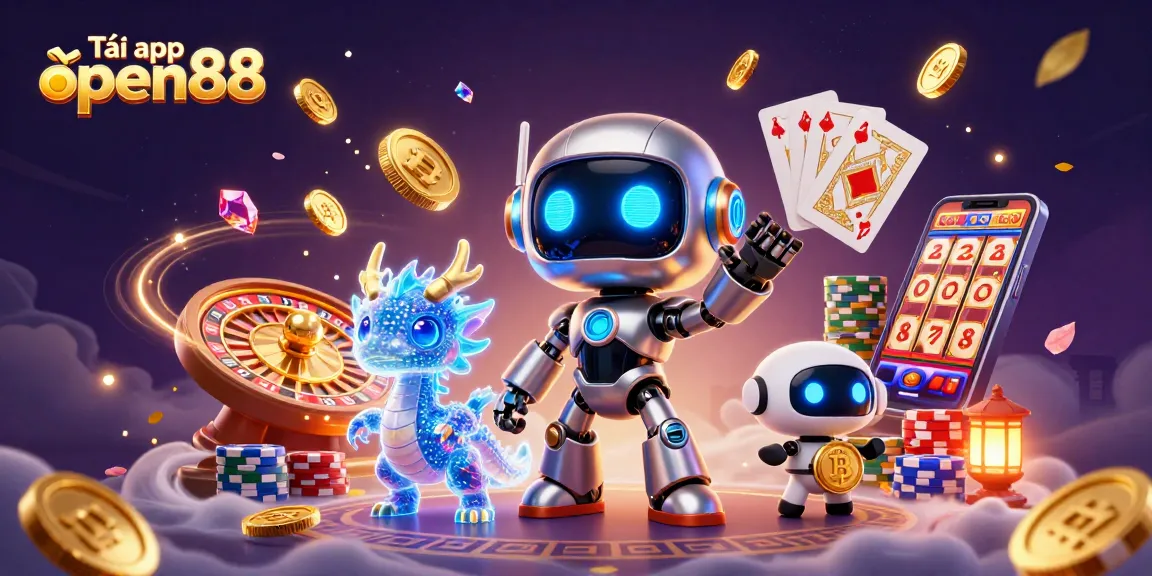 Tải app open88 to access thrilling casino games and win big, featuring vibrant characters and exciting game elements